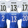 Alex Morgan White Away Blue Shirt