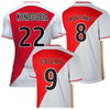 Home Red/White Falcao Mountinho Kondogbia Soccer Jersey
